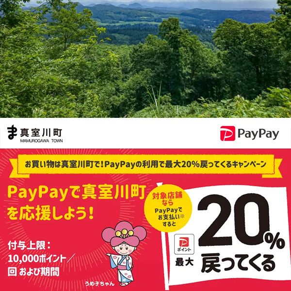 真室川町paypay対象店舗