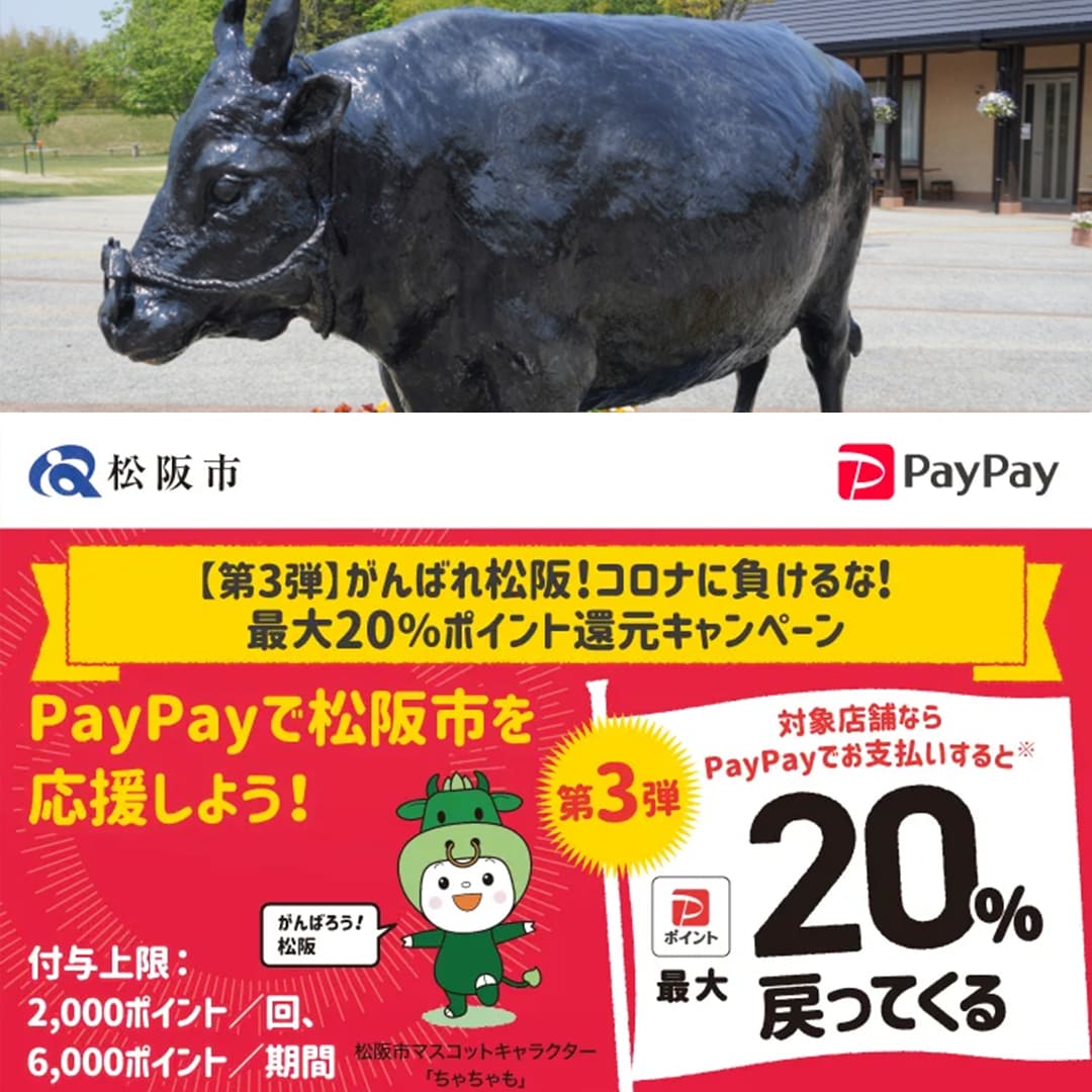 松阪市paypay対象店舗