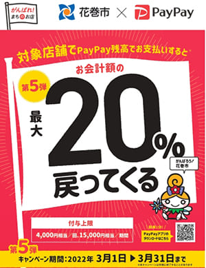 花巻市のpaypay 還元ガソリンスタンド等対象店舗まとめ
