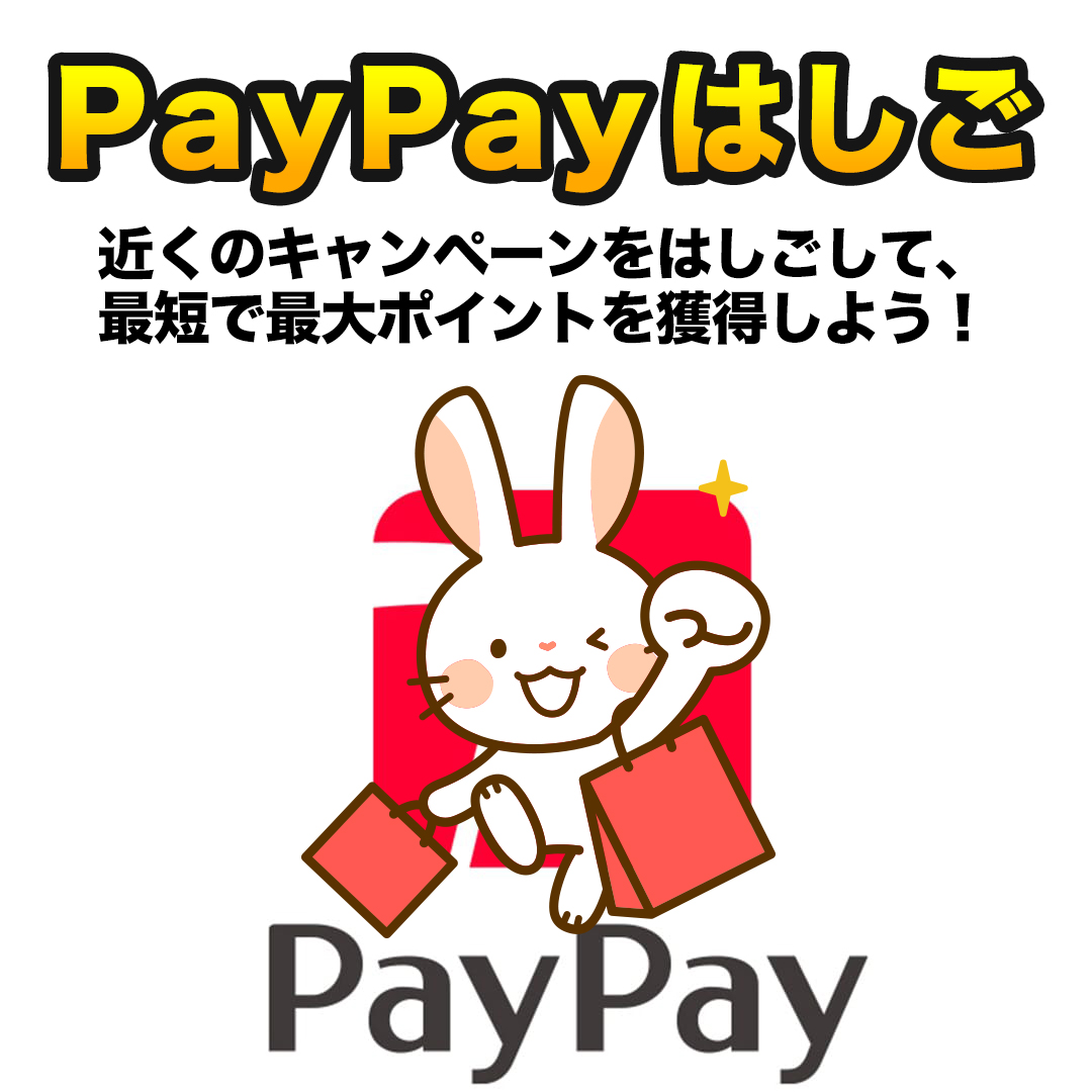 PayPayはしご-最短最速で最大ポイント獲得