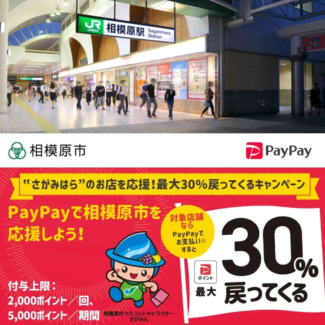 相模原市paypay対象店舗